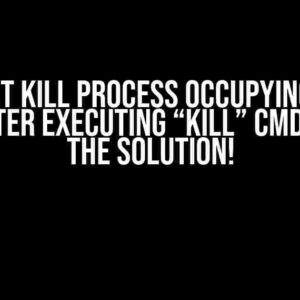 Cannot Kill Process Occupying Port 8080 After Executing “Kill” Cmd? Here’s the Solution!